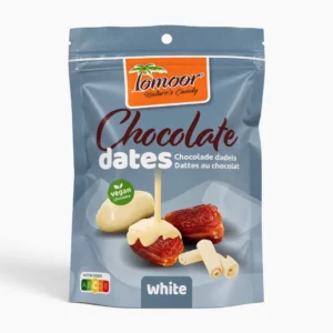 White Chocolate Dates, 150 g, Front
